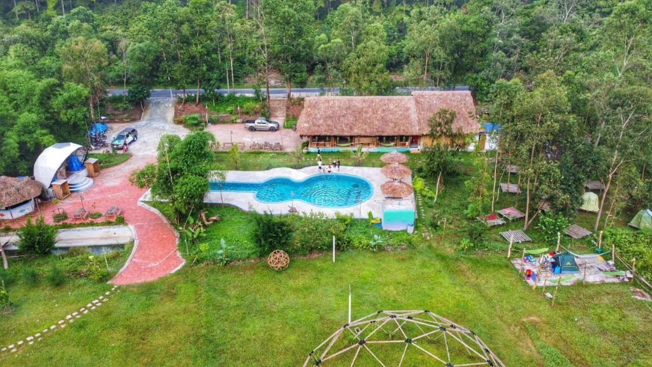 Хостел Woodstock Jungle Camp Hien Hao Экстерьер фото