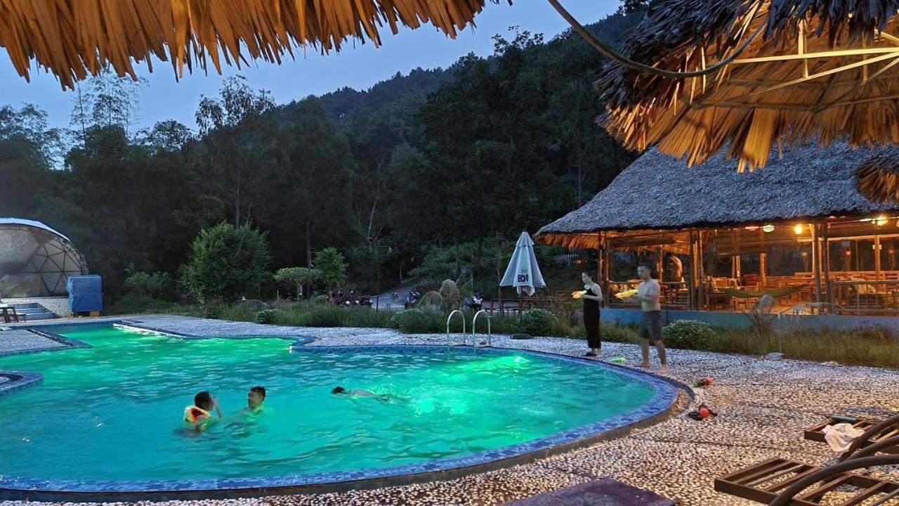 Хостел Woodstock Jungle Camp Hien Hao Экстерьер фото