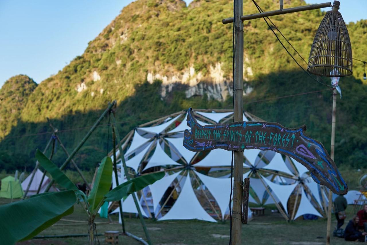 Хостел Woodstock Jungle Camp Hien Hao Экстерьер фото